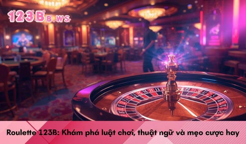 Roulette 123B: Khám phá luật chơi, thuật ngữ và mẹo cược hay
